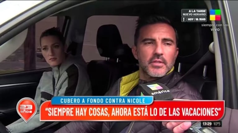 Fabián Cubero le hizo un contundente nuevo reclamo a Nicole Neumann por sus hijas: "Siempre pasan cosas"