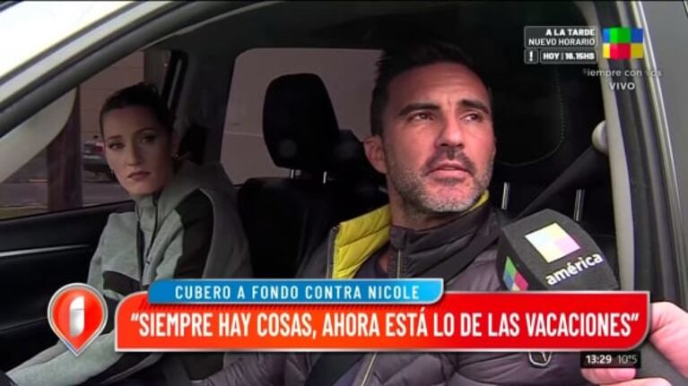 Fabián Cubero le hizo un contundente nuevo reclamo a Nicole Neumann por sus hijas: "Siempre pasan cosas"