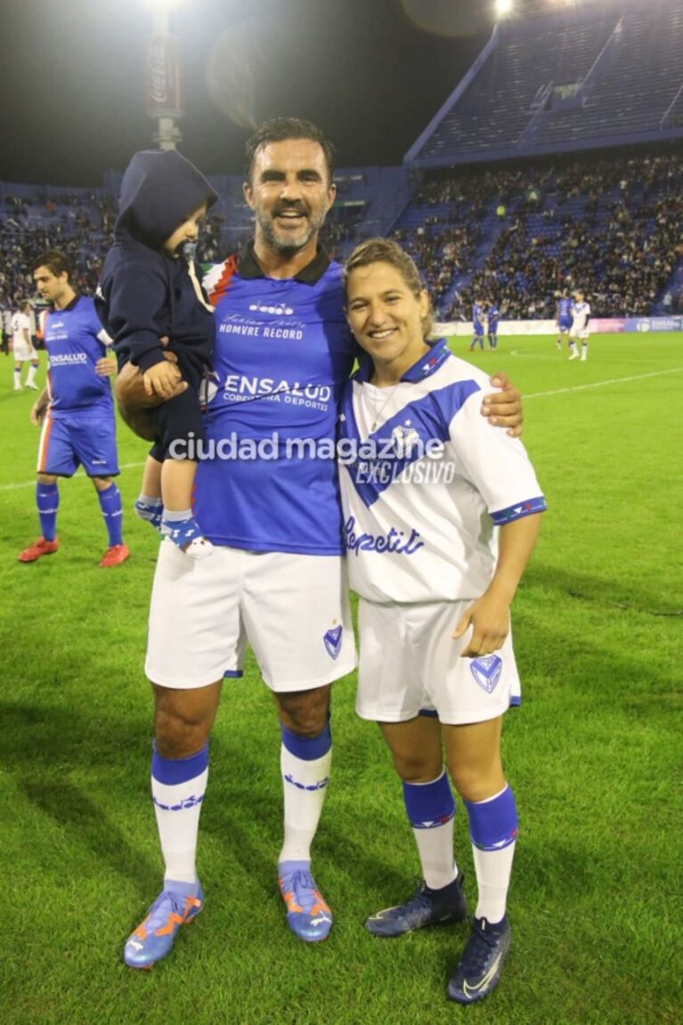Fabián Cubero se despidió del fútbol y fue acompañado por Mica Viciconte, sus hijos y famosos: las fotos