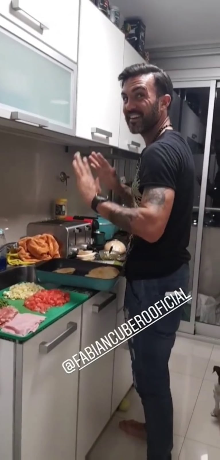 Fabián Cubero sorprendió a Mica Viciconte con un plato especial: "Bomba"
