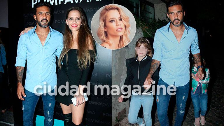 Fabián Cubero, súper cómplice con Ivana Figueiras (Fotos: Movilpress)