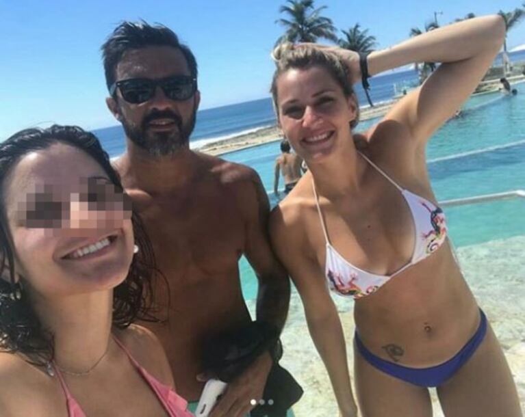 Fabián Cubero y Micaela Viciconte, sus primeras fotos juntos en la Riviera Maya