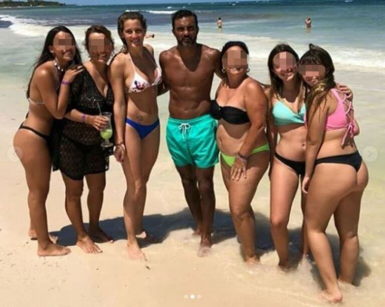 Fabián Cubero y Micaela Viciconte, sus primeras fotos juntos en la Riviera Maya