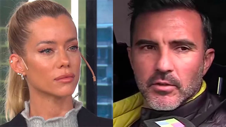 Fabián Cubero y Nicole Neumann (Fotos: capturas eltrece y América TV)