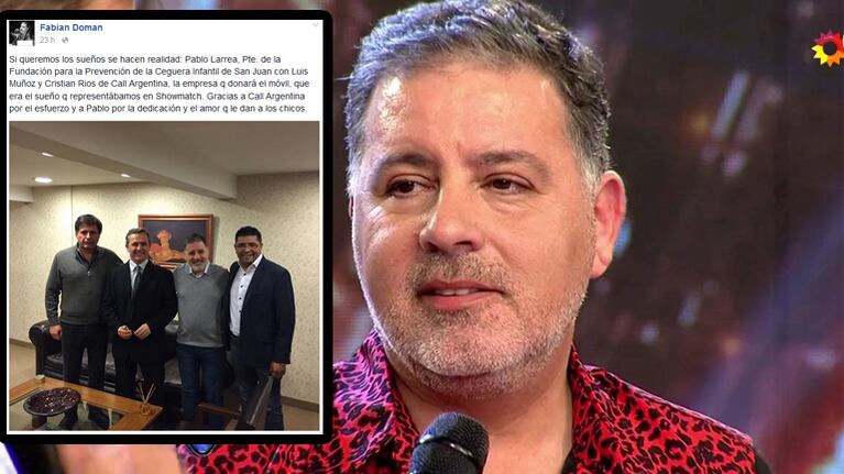 Fabián Doman cumplió el sueño que representaba en el Bailando (Foto: Web y Facebook)