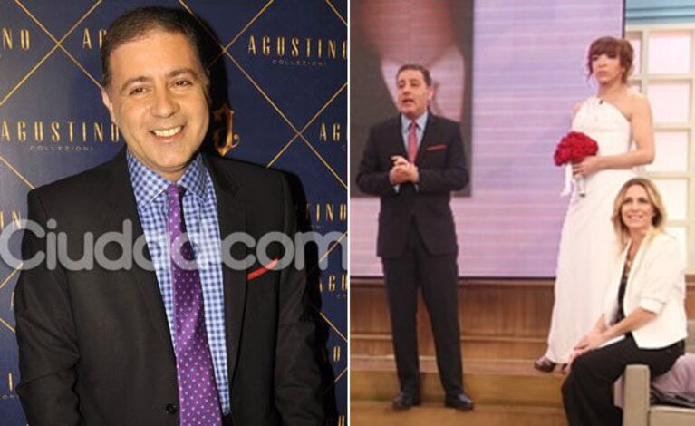 Fabián Doman desmiente un levantamiento de Nosotros al mediodía. (Fotos: archivo Ciudad.com y El Trece)