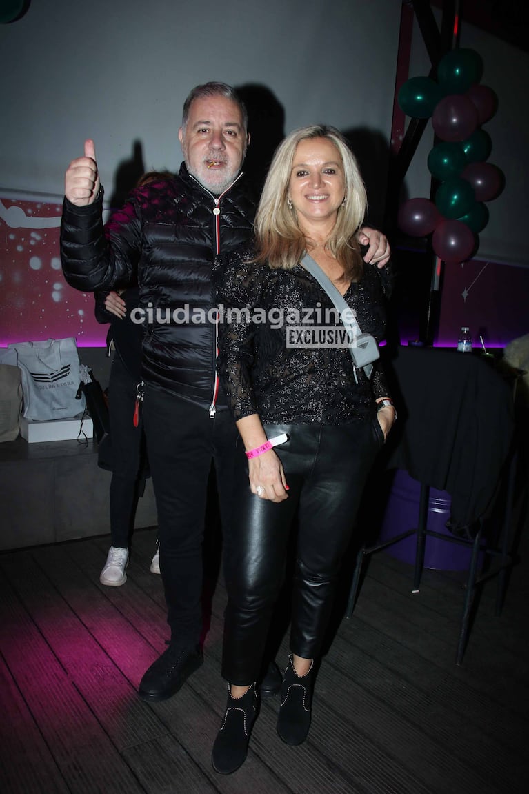 Fabián Doman en el cumpleaños de Pampito (Foto: Movilpress).