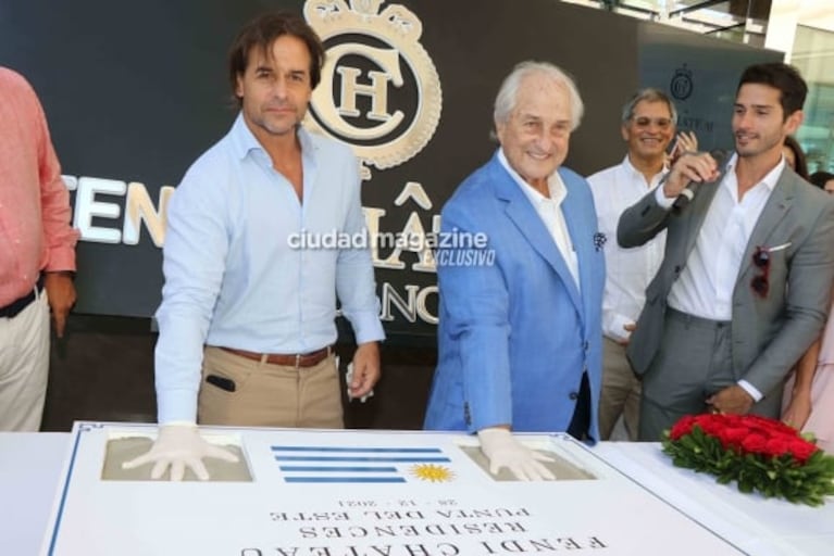 Fabián Doman se mostró por primera vez con su nueva novia en un evento en Punta del Este
