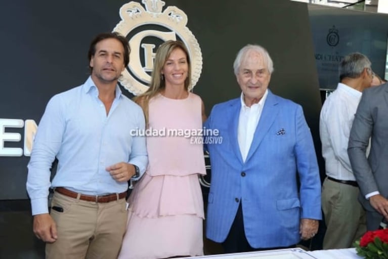 Fabián Doman se mostró por primera vez con su nueva novia en un evento en Punta del Este