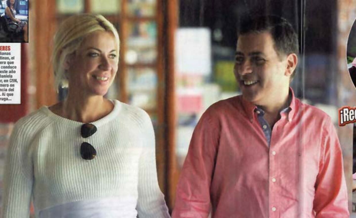 Fabián Doman y Carolina Nuin, juntos otra vez. (Foto: revista Paparazzi)