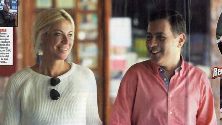 Fabián Doman y Carolina Nuin, juntos otra vez. (Foto: revista Paparazzi)