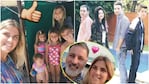 Fabián Doman y su pareja lograron ensamblar la familia y que sus hijos se lleven bien (Fotos: Instagram y revista Caras)