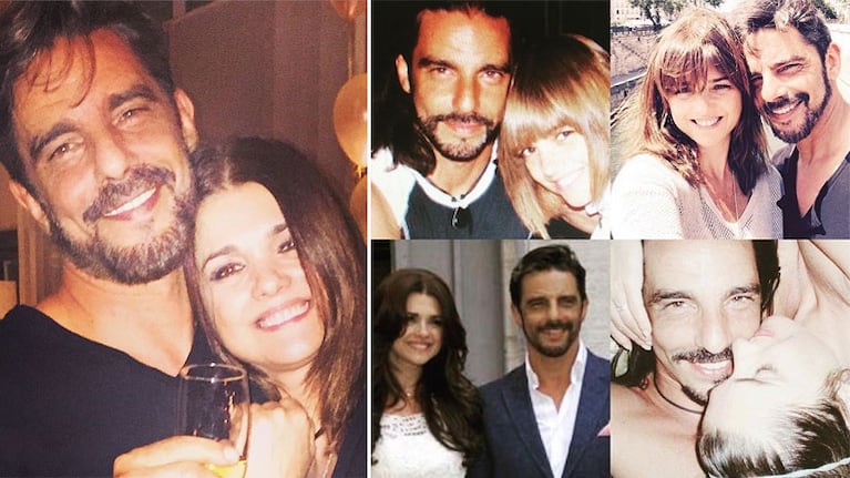 Fabián Mazzei celebraron una década de amor en pareja. (Foto: Instagram)