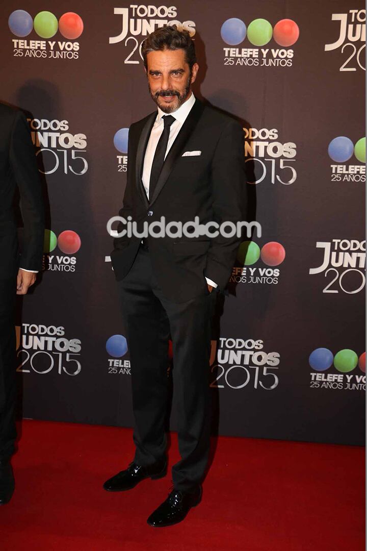 Fabián Mazzei, en la fiesta de Telefe. (Foto: Movilpress)