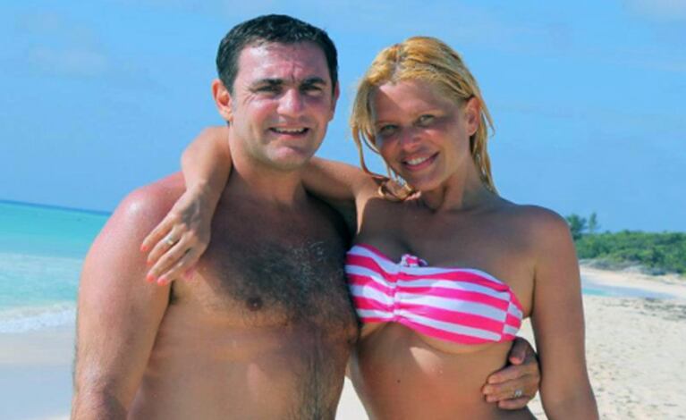 Fabián Rodríguez y Nazarena Vélez, en épocas felices. (Foto: archivo Web)