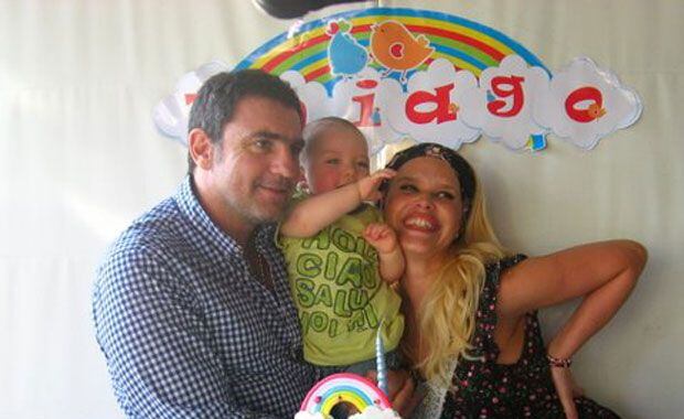 Fabián Rodríguez y Nazarena Vélez festejaron el cumpleaños de Thiago. (Foto: álbum Nazarena Vélez)