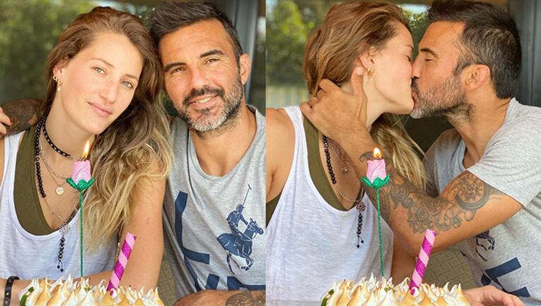 Fabián saludó a Mica por sus 32 años.
