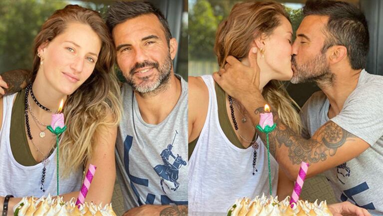 Fabián saludó a Mica por sus 32 años.
