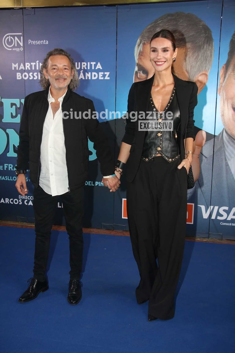 Fabián Vena y Paula Morales (Foto: Movilpress)