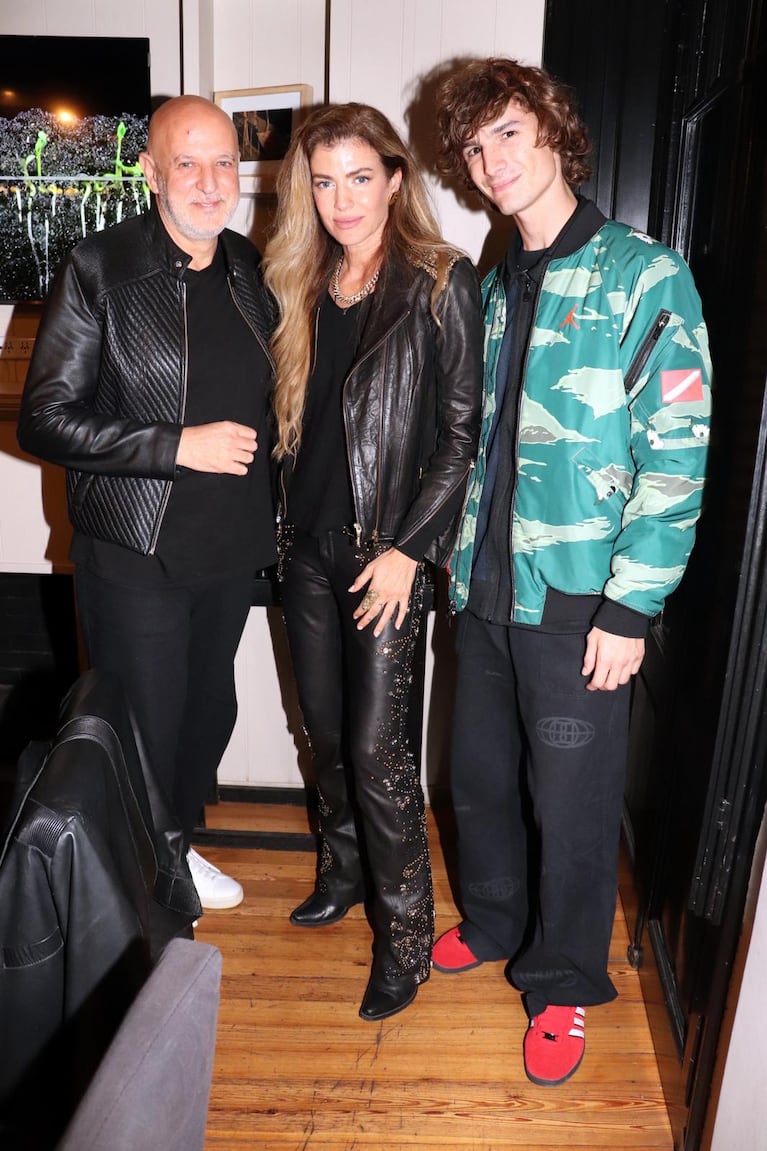 Fabián Zitta, Daniela Urzi y Angelo Mutti Spinetta (Foto: prensa)
