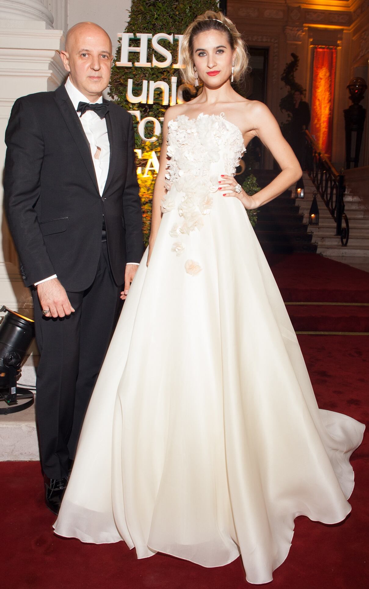 Fabián Zitta y Cintia Garrido en la Gala de HSBC y Four Seasons a beneficio de Unicef. (Foto: Grupo Mass)