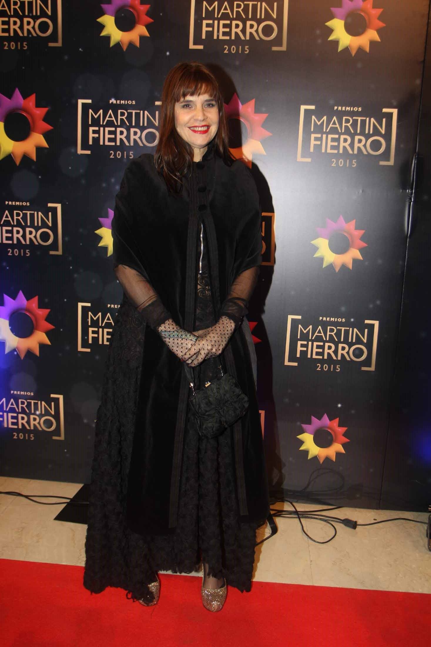 Fabiana Cantilo en los Martín Fierro 2015 (Foto: Movilpress- Ciudad.com). 
