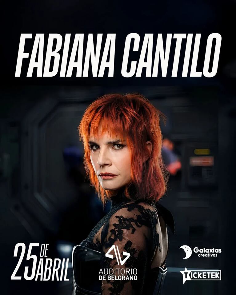 Fabiana Cantilo. (Foto: @fabitacontenta)