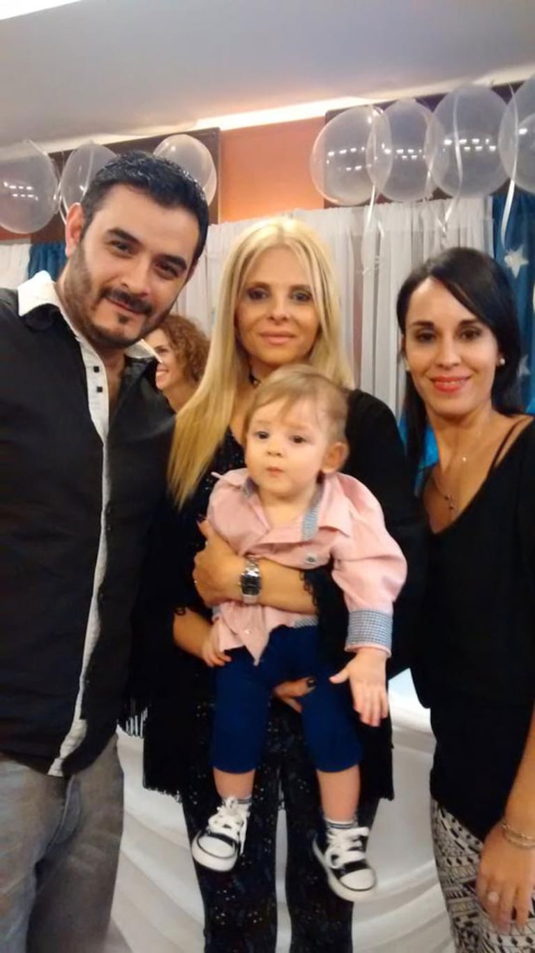 Fabiana Liuzzi celebró el primer año de Antonio Ventura. (Foto: Twitter)
