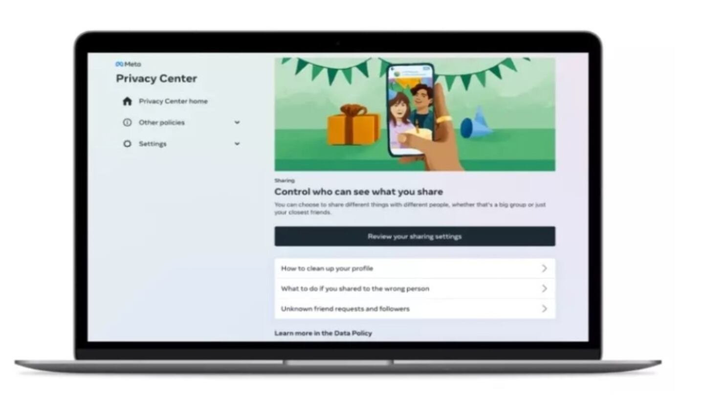 Facebook estrena un nuevo centro de privacidad para explicar cómo recoge, usa y comparte los datos de los usuarios
