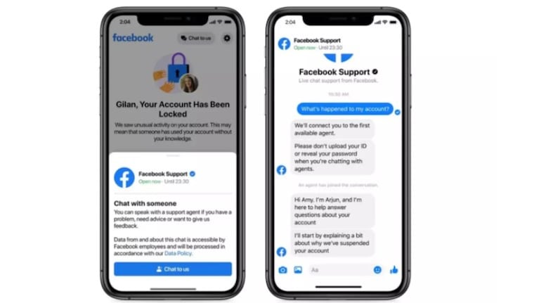 Facebook proporcionará soporte mediante chat en directo a los creadores que pierdan el acceso a sus cuentas