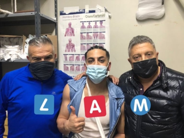 Facu Mazzei sufrió un accidente en La Academia y tuvo que ser asistido por una ambulancia: "Se sacó el hombro"