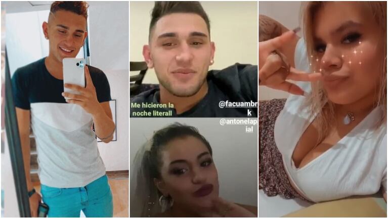 Facundo Ambrosioni confesó haberse sido infiel a More Rial a un mes y medio de la separación (Fotos: Instagram y Captura)