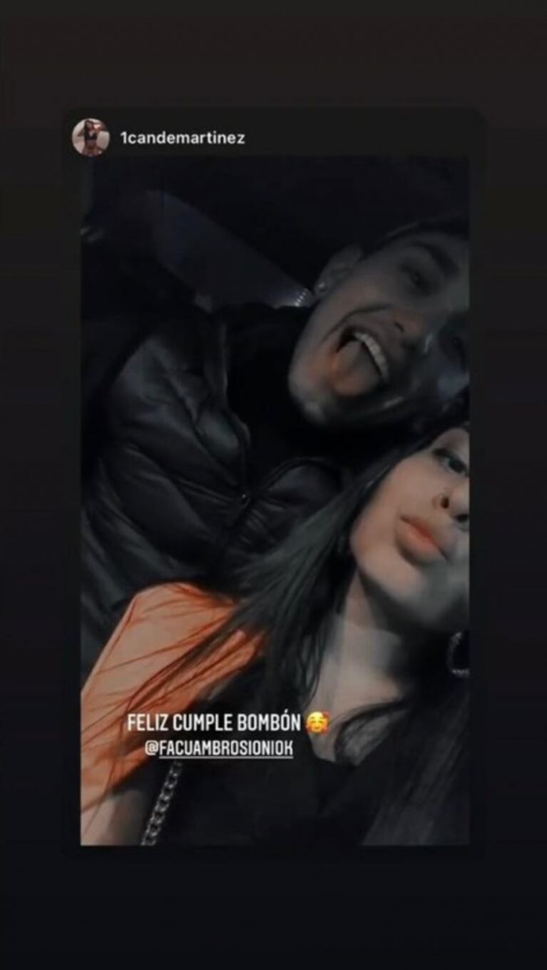 Facundo Ambrosioni, el ex de More Rial, se mostró en redes con su nuevo amor en el día de su cumpleaños