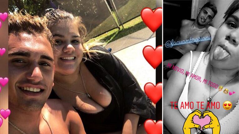Facundo Ambrosioni y Morena Rial, un amor adolescente que no para de crecer. (Foto: Instagram)