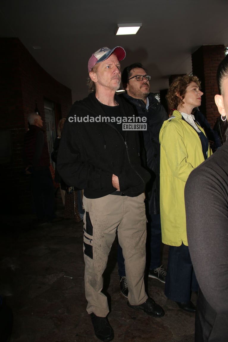 Facundo Arana en el entierro de Luis Brandoni (Foto: Movilpress).