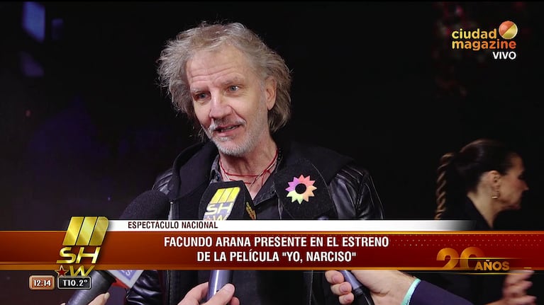 Facundo Arana habló con el programa Mshow (Foto: captura de Ciudad Magazine).