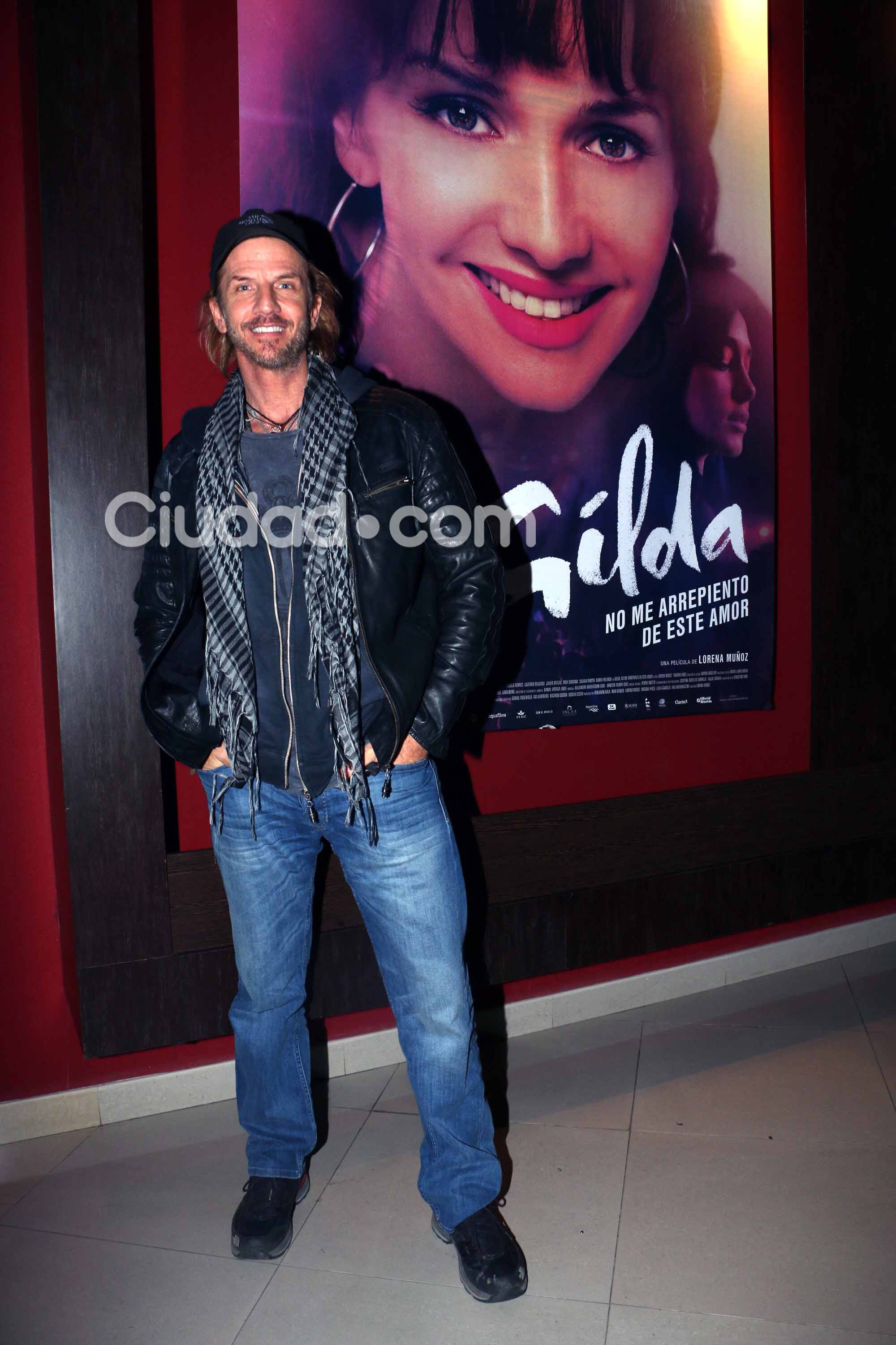 Facundo Arana, infaltable en el estreno del film protagonizado por Oreiro. (Foto: Movilpress)