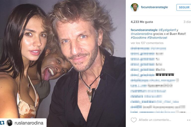 Facundo Arana, María Susini y un viaje inolvidable a Israel (Fotos: Instagram). 