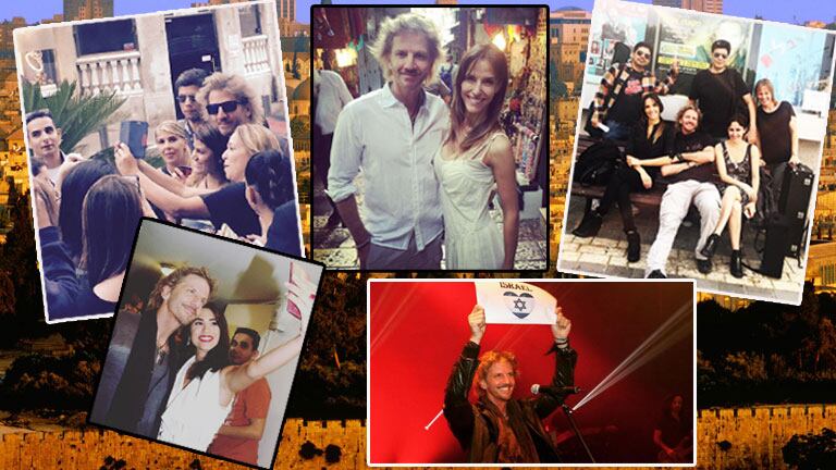 Facundo Arana, María Susini y un viaje inolvidable a Israel (Fotos: Instagram). 