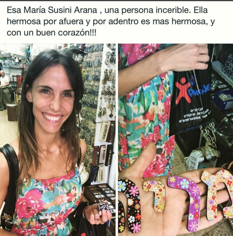 Facundo Arana, María Susini y un viaje inolvidable a Israel (Fotos: Instagram). 