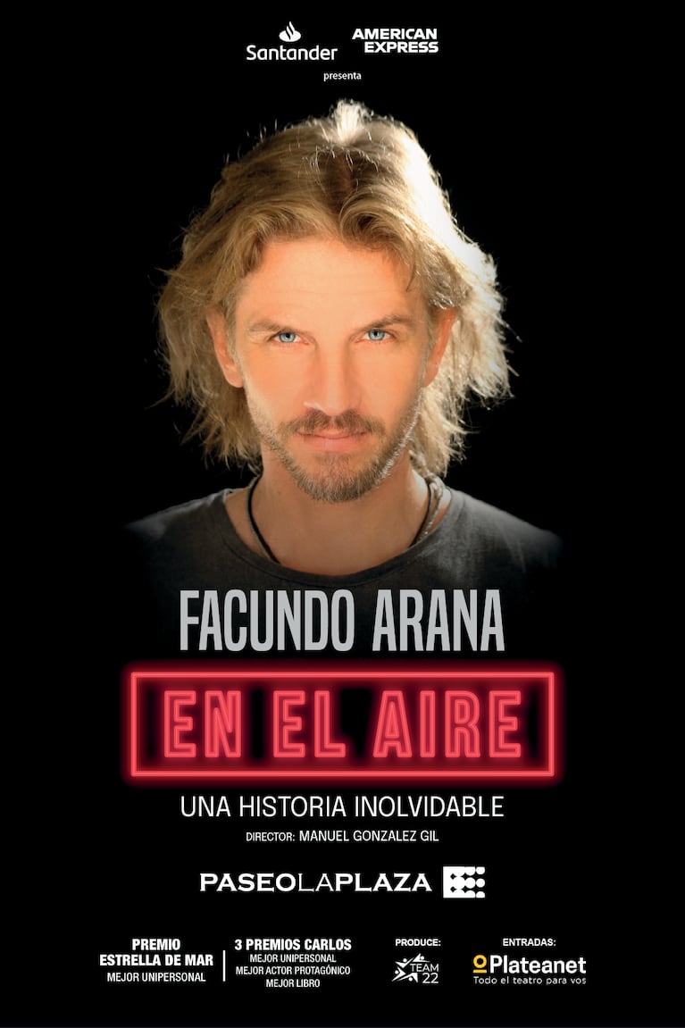 Facundo Arana vuelve a presentar En el Aire en Argentina