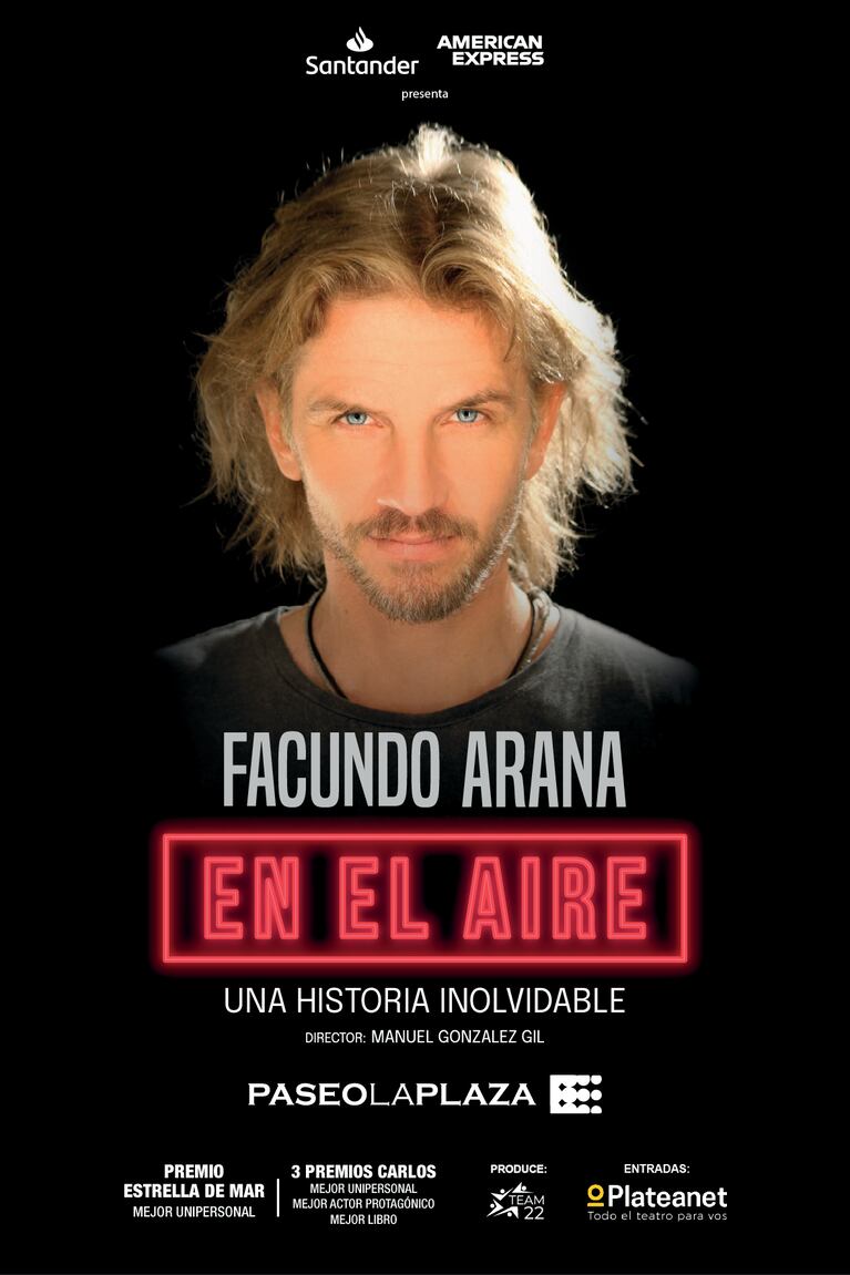 Facundo Arana vuelve a presentar En el Aire en Argentina