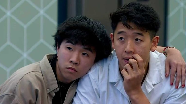 Facundo Chen y Martín Ku en Gran Hermano 2023 (Foto: captura de Telefe)