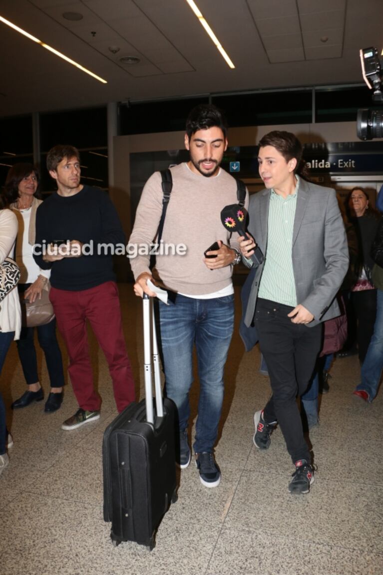 Facundo Moyano partió a España, unas horas después del vuelo de Nicole Neumann