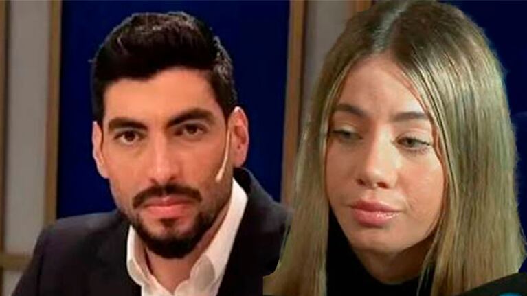 Facundo Moyano y Candela Arizaga (Foto: capturas de eltrece y TN).