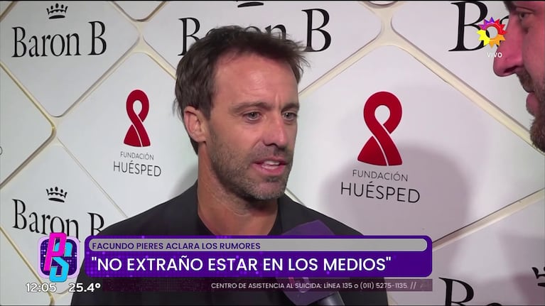 Facundo Pieres en Puro Show (Foto: captura de eltrece).