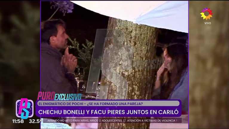 Facundo Pieres y Chechu Bonelli.