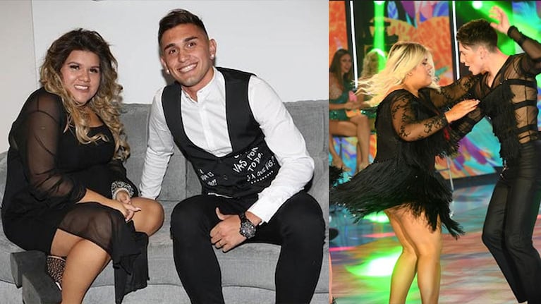 Facundo se mostró orgulloso de su novia, Morena.