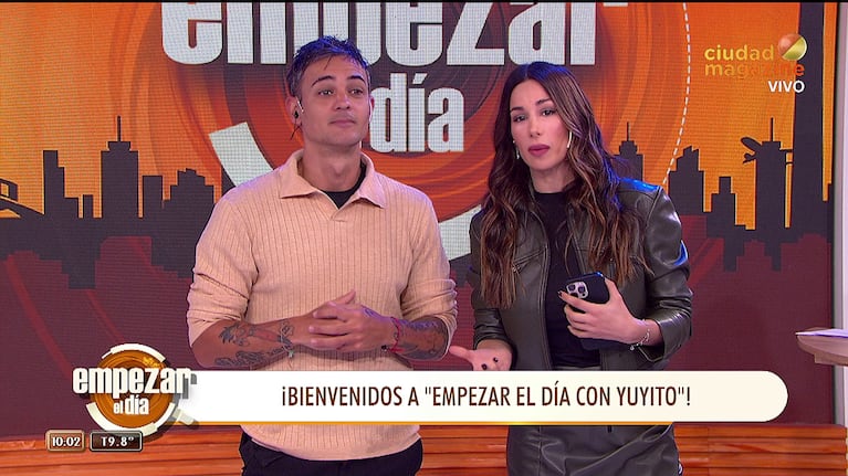 Facundo Ventura y Estefanía Berardi en Empezar el Día.