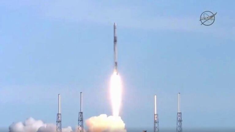 Falcon 9 volvió al espacio para surtir a la Estación Espacial Internacional